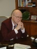 Ralph D. Winter in contemplation at desk